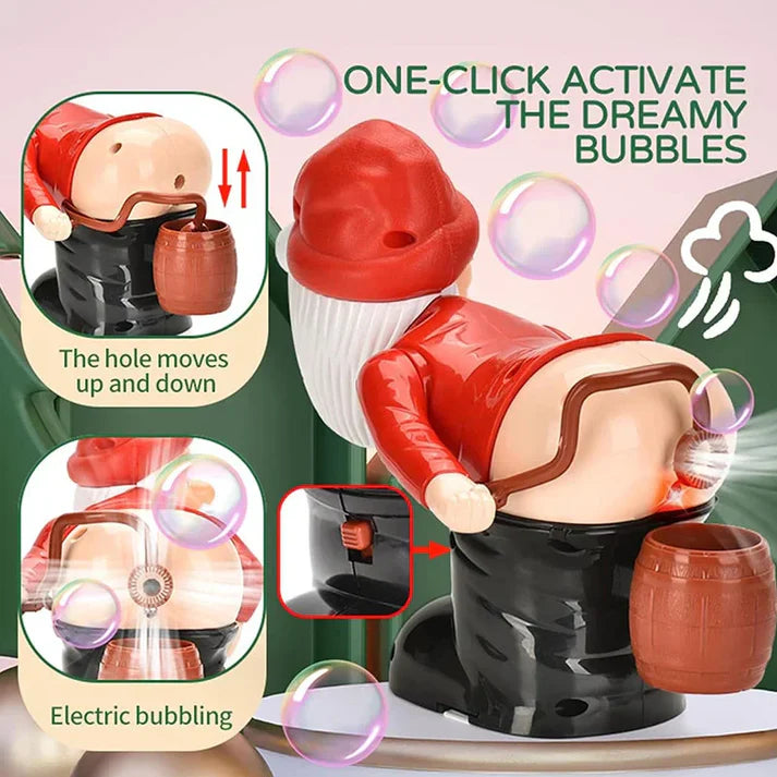 Bubble Blowing Santa