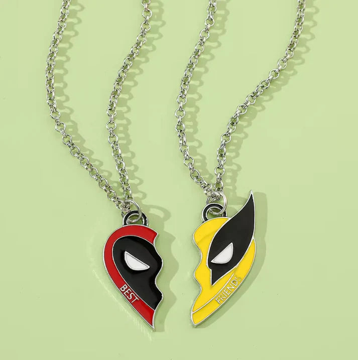 deadpool and wolverine best friends Necklace, Keychain & bracelet